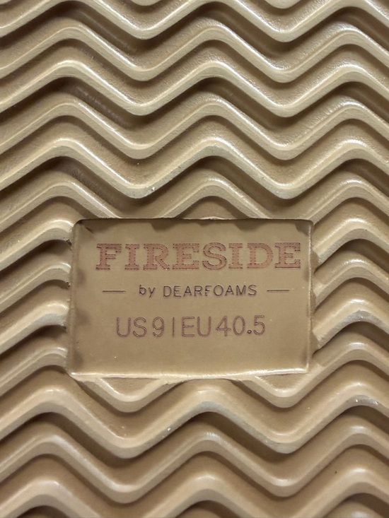 Fireside by Dearfoams Adelaide Genuine Shearling Clog Slipper Size 9 - Picture 9 of 9